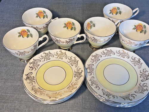 Elizabethan china tea cup set