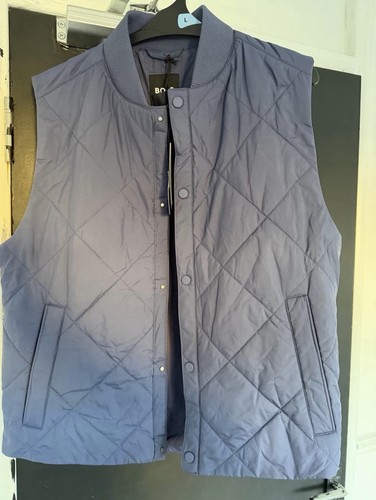 Boss mens blue quilted - boss,