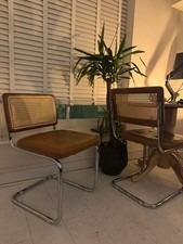 Nordic rattan dining chair - rattan,