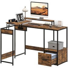 HOMCOM L Shaped Desk, Computer