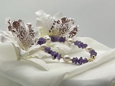 Handmade Amethyst & Freshwater