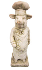 French Pastry Chef Butcher Pig