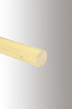 Burbidge Round Wall Handrail Mopstick Rail 54mm Select Length