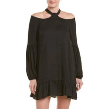 Jack by BB Dakota Future is Female Rayon Crepe Dress Black Size M