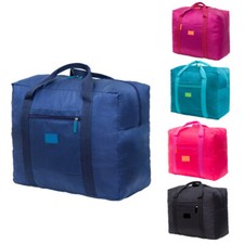 UK Foldable Travel Storage Bag Lightweight Luggage Carry On GYM Hand Duffle