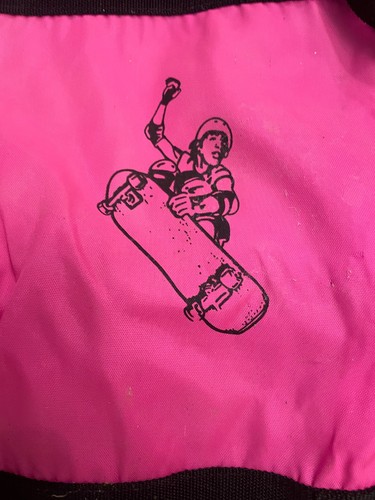 Pink vintage skateboard carry - pink,