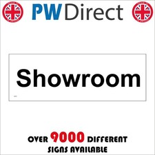 SIGN Showroom Door Plaque