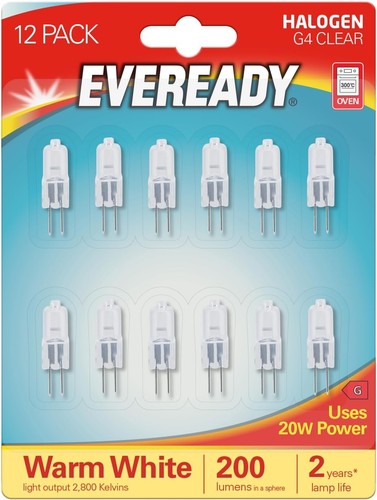 Eveready halogen light - g4,