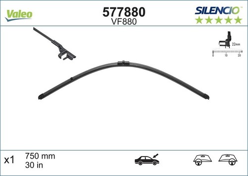 Valeo centre wiper blades fits - valeo,
