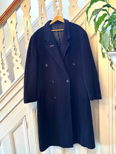 ASICS Mens Coat XL 52 Jacket Crombie Style Wool Cashmere Vintage Button Up 90s