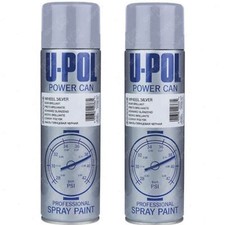 2 x U-Pol Powercan Silver
