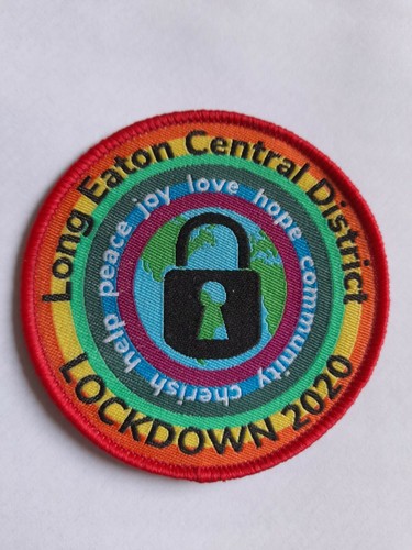 Camp blanket lockdown badge - lockdown,