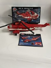 Rare Mega Bloks Pro-Builder Collector Series - Sea Rescue Helicopter 9741