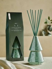 NEXT Christmas Tree Fragranced Reed Diffuser 100ml and Candle 170g In One  NEW