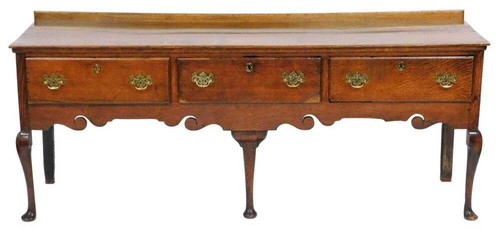 George iii oak dresser base - oak,