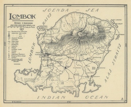 The island lombok dutch - the, of