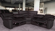 Roma 2C2 Recliner Linen Sofa