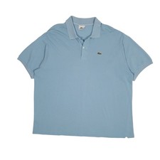 LACOSTE Blue Polo Shirt Short Sleeve Cotton Mens XXXL