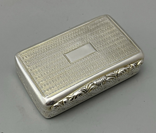 George iii silver snuff box - snuff,