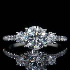 Silver plated elegant round - ,