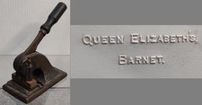 Vintage Cast Iron Embosser