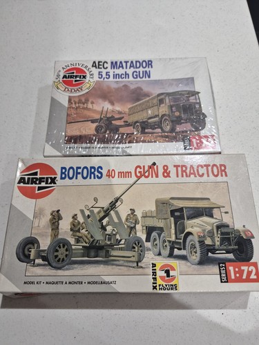 Airfix models bofors - models,