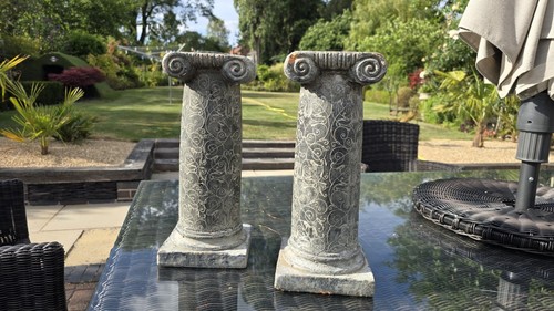 Pair decorative terracotta - pair,