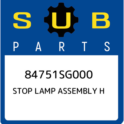 84751sg000 subaru stop lamp - stop,