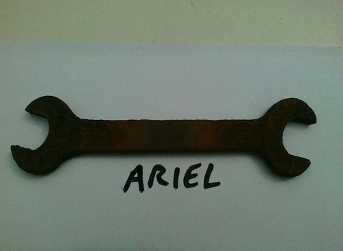 Ariel motorcycle spanner - motorcycle,