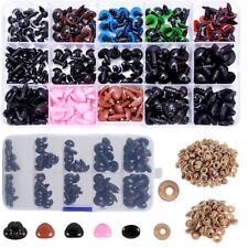 100/560*Safety Eyes for Crochet Toys Doll Eyes and Noses Craft Teddy Bear Eyes