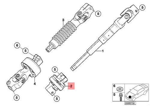 Genuine oem bmw e46 - genuine, steering