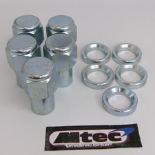 5x Classic Wolfrace Style Wheel Nut, Land Rover M16x1.5 Discovery  21mm Shank 