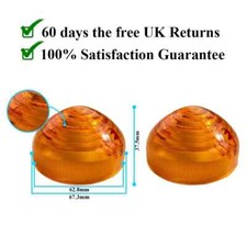 2 x CDU3374 Classic Mini | Land Rover INDICATOR Lens | Lucas Type L760 L874