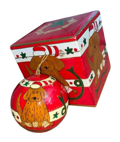 Dog christmas ornament - dog,