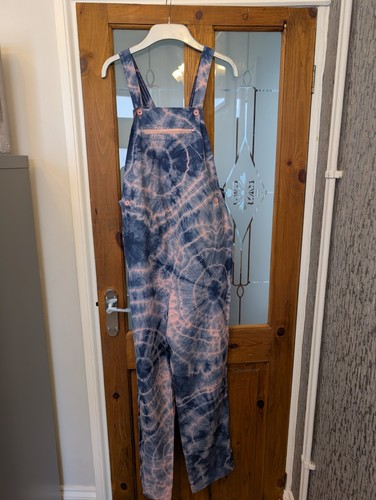 Tie dye festival dungarees - tie,