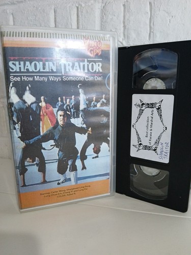 Shaolin traitor vhs - shaolin,
