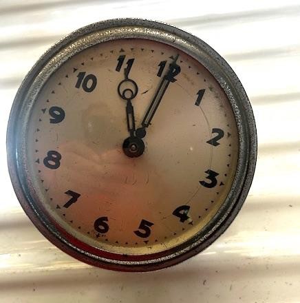 Antique french mantle clock - french,