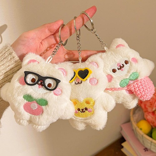 White bunny plush - white,