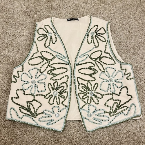 Zara ecru size large - ecru,