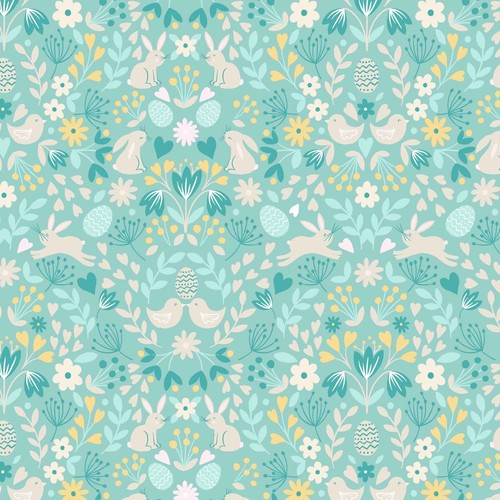 Cotton fabric spring treats - cotton,