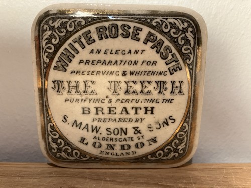 Antique white rose - rose, toothpaste
