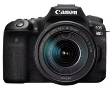 Canon digital Camera EOS 90D DSLR 18-135mm Lens 32.5MP Wi-Fi C Grade