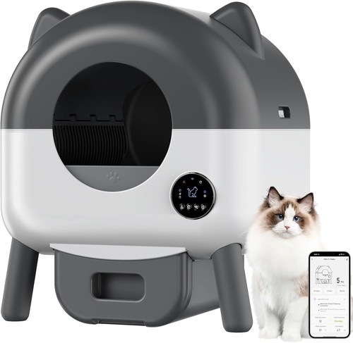 Self cleaning cat litter - cat,