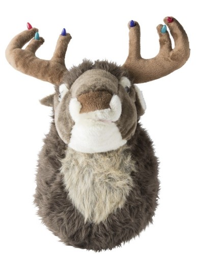 Christmas singing moose head - singing,