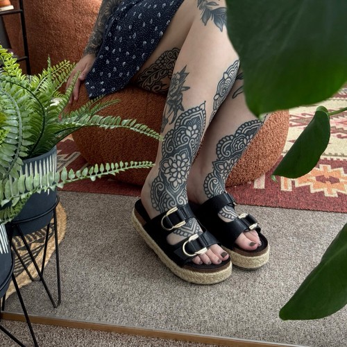 Matalan black espadrille - black,