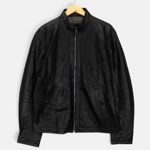 Hugo boss leather jacket - boss, mens