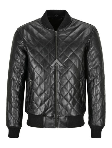 Mens 70s bomber leather - mens,