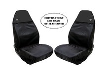Heavy Black Waterproof Front Car Seat Covers HONDA CIVIC JAZZ ACCORD HR-V CR-V