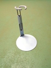 Doll stand, dollhouse doll stand, adjustable 2.3" to 3.4", metal stand