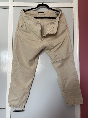 And ladies beige chinos - beige,
